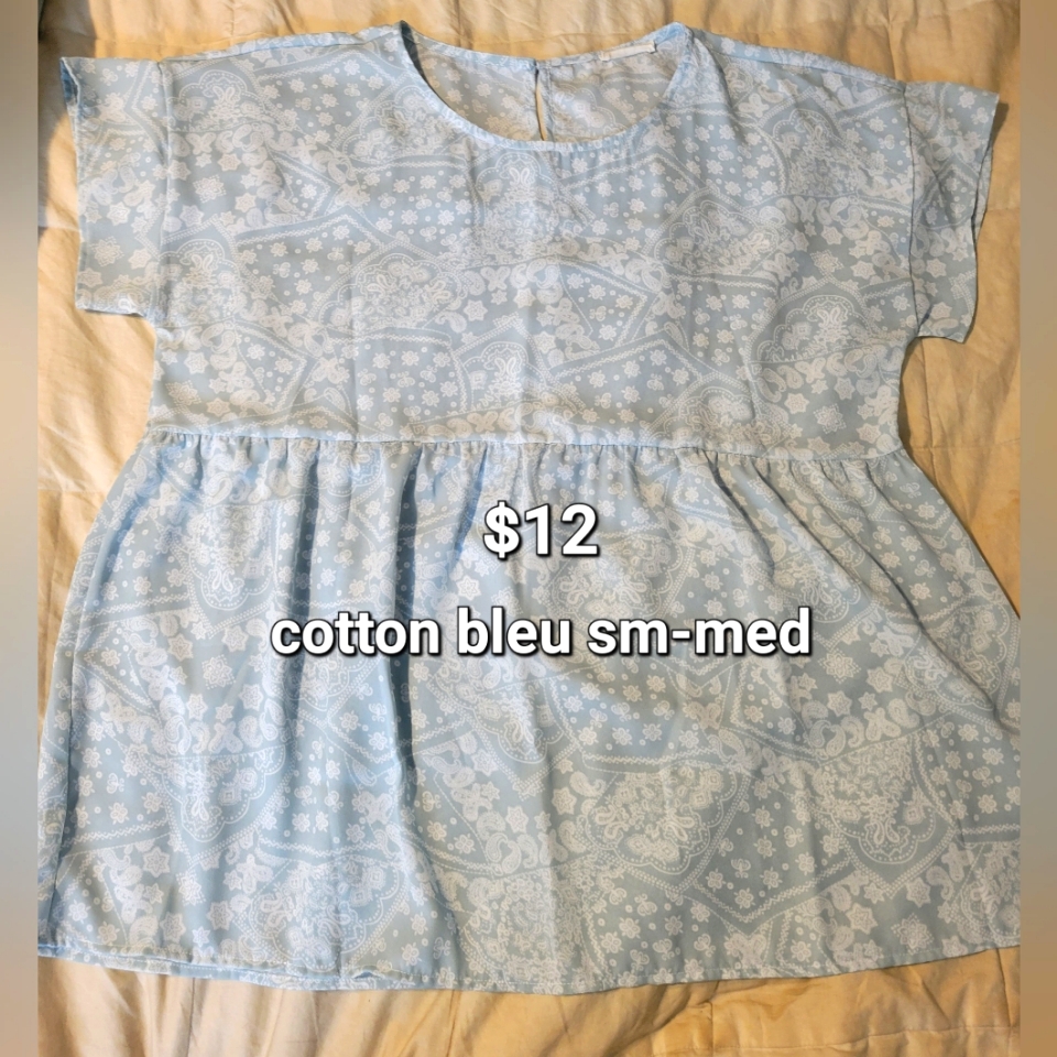Patterned Maternity Blouse